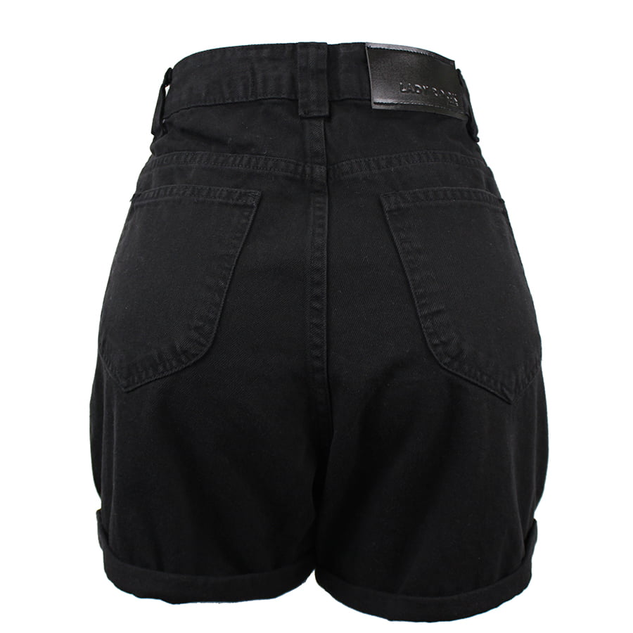 shorts preto lady rock