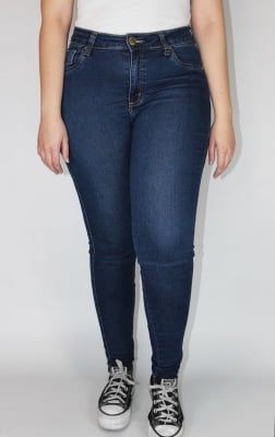 Calça Jeans  Skinny Cintura Alta Ozla